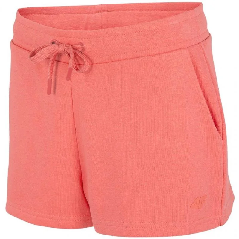 Comfortable Fit Shorts-4F Womens Everyday Shorts - Coral