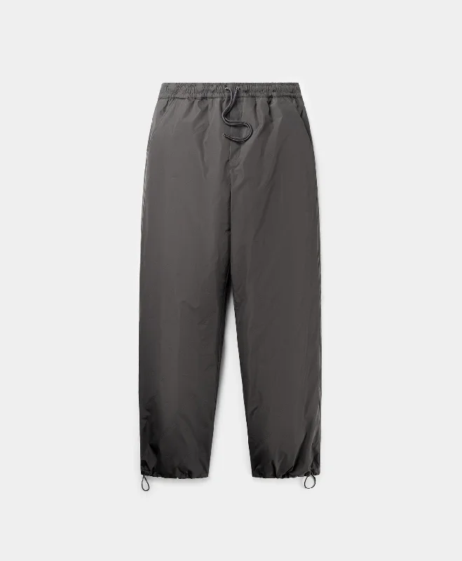 Slim Leg Pants-Obsidian Black Taye Logo Trackpants