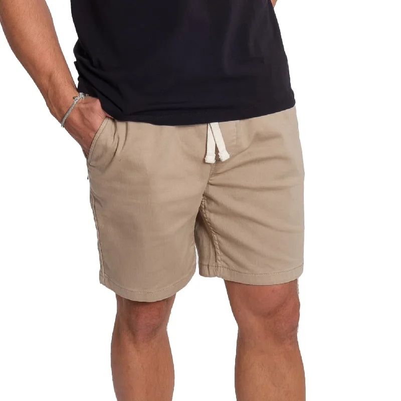 Eco-Friendly Shorts-Everyday Comfort Shorts (Slim Fit) / Light Khaki