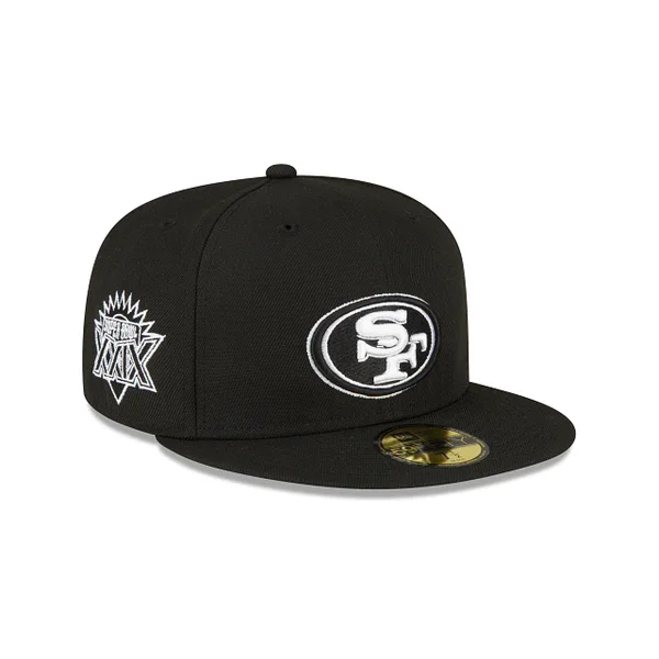 Protective Hat-NEW ERA SAN FRANCISCO 49ERS SUPERBOWL XXIX SIDE PATCH 59FIFTY FITTED HAT