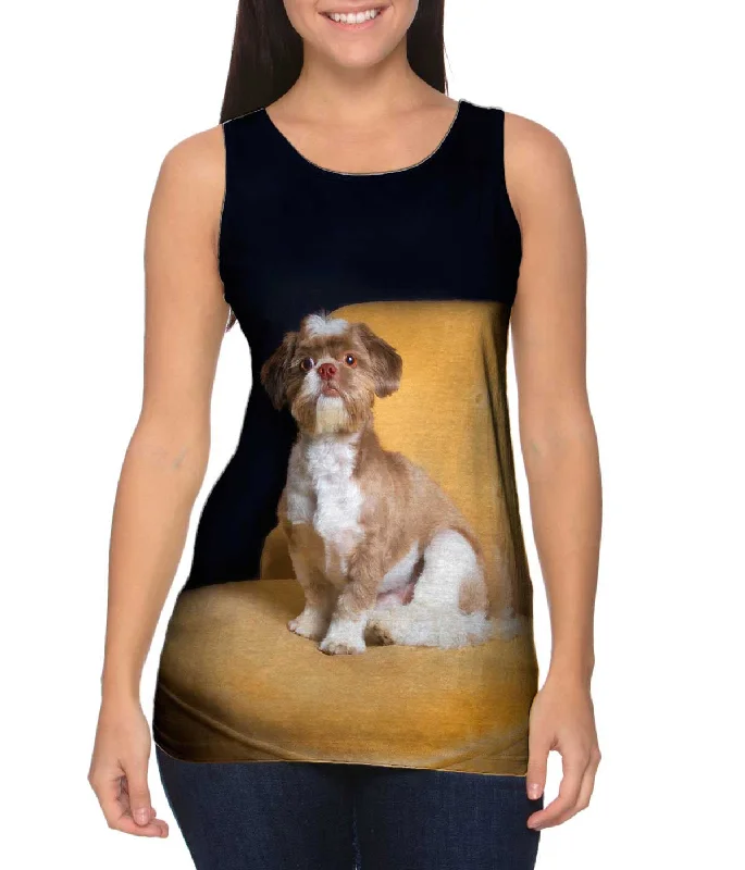 Graphic Sleeveless-Royal Shihtzu