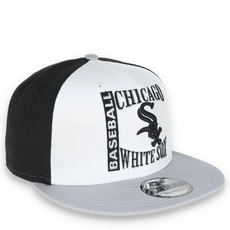 Comfortable Hat-New Era Chicago White Sox Retro Sport 9FIFTY Snapback Hat - White/Black