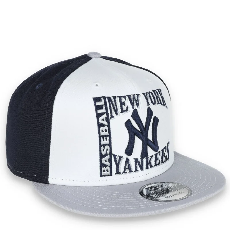 Elegant Hat-New Era New York Yankee Retro Sport 9FIFTY Snapback Hat - White/Navy