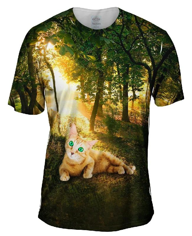 Art Lover T-Shirt-Forest Cool Cat