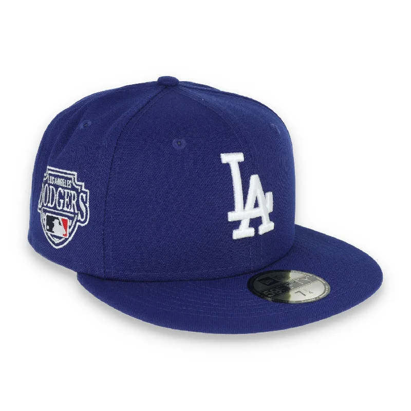 Flat Cap Hat-New Era Los Angeles Dodgers Team Name Side Patch 59FIFTY Fitted