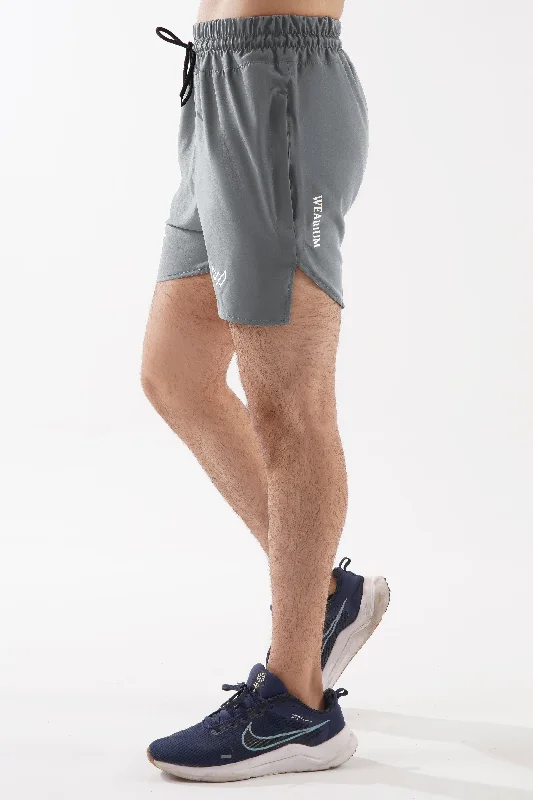 Breezy Shorts-SprintStyle Training Shorts - Grey