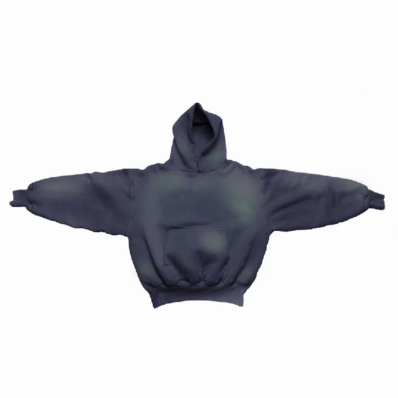 Athletic Hoodie-1800 GSM 'Washed Onyx Blue' Hoodie with CRDLCK™