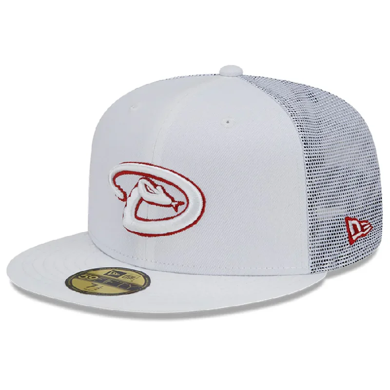 Retro Hat-Arizona Diamondbacks New Era 2022 Batting Practice 59FIFTY Fitted Hat - White