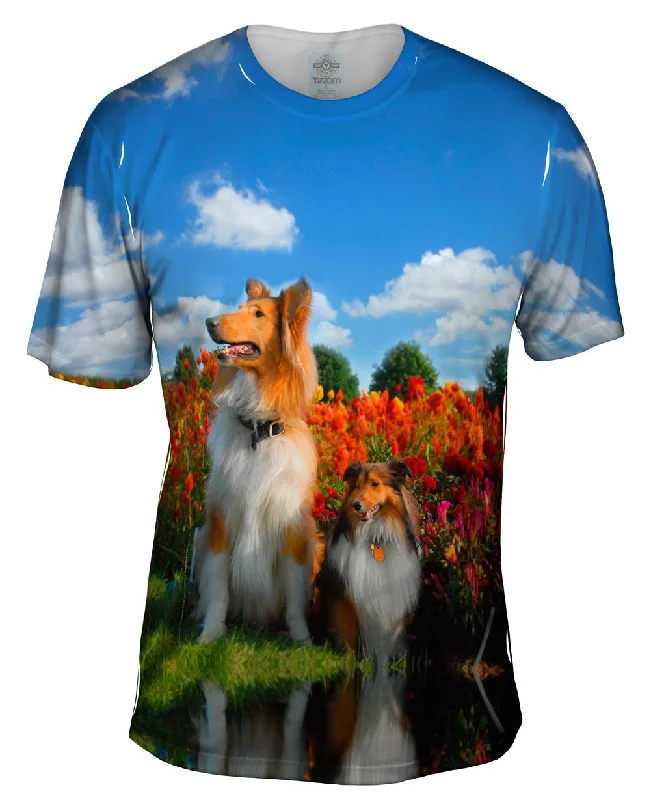 Workout T-Shirt-Furry Collie