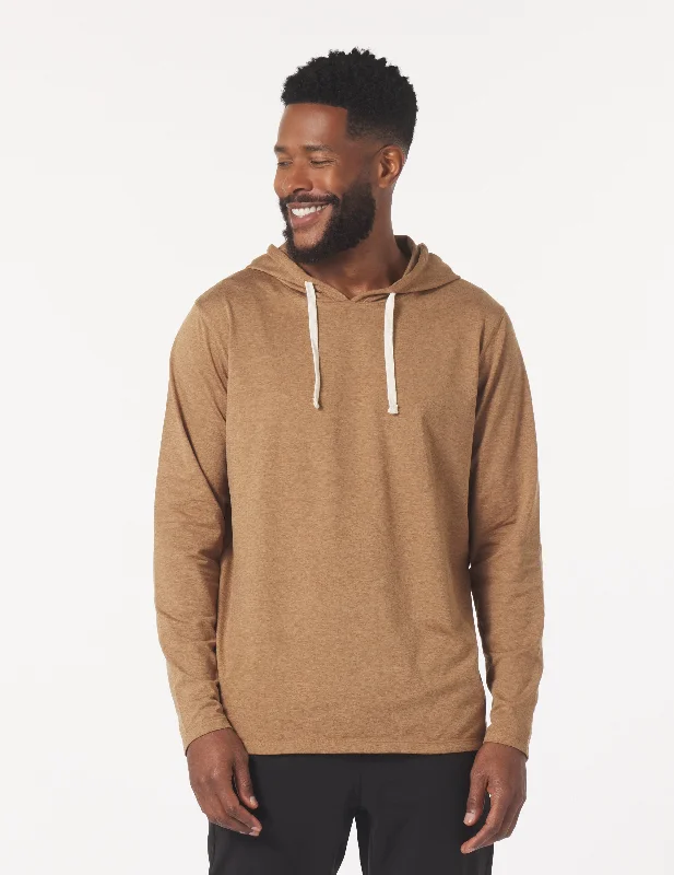 Fun Graphic Hoodie-Bedford Hoodie: Almond Marble