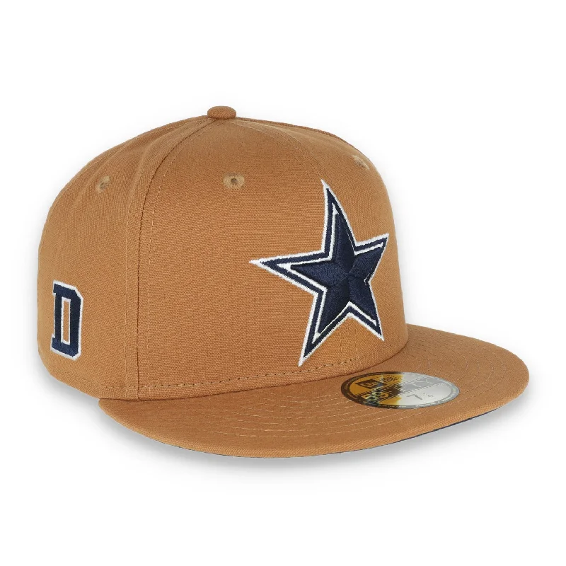 Team Logo Hat-New Era Dallas Cowboys 59FIFTY Fitted Hat- Bronze/Navy