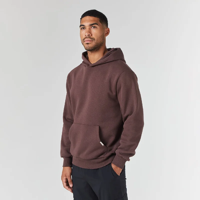 Soft Fabric Hoodie-Relaxed Fit Hoodie | Warm Brown