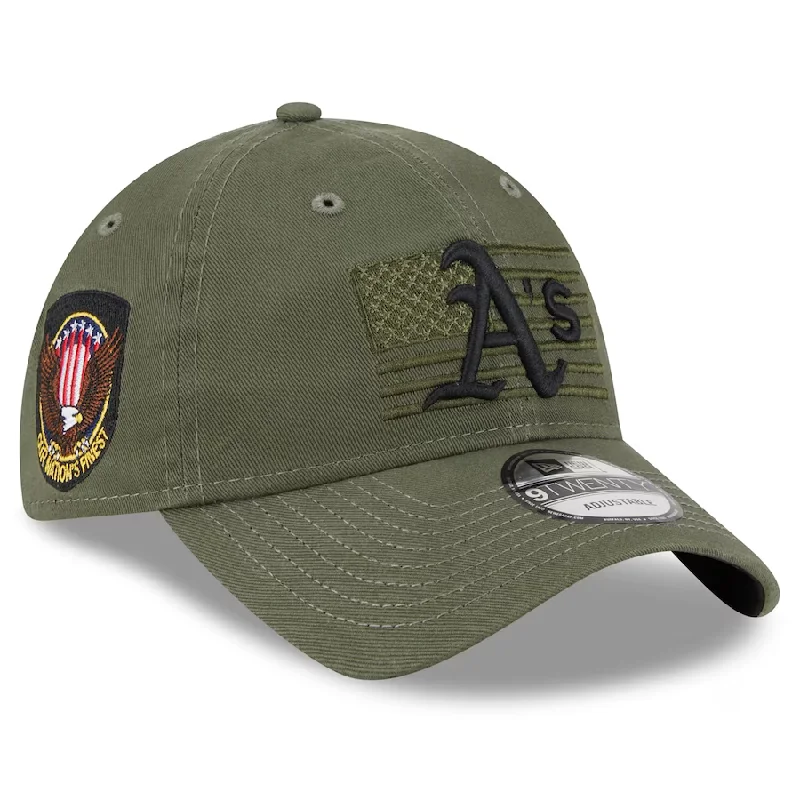 Beanie Hat-New Era Oakland Athletics Armed Forces Weekend 9Twenty Adjustable Hat