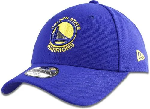 Beanie Hat-YOUTH NEW ERA GOLDEN STATE WARRIORS THE LEAGUE 9FORTY ADJUATABLE HAT