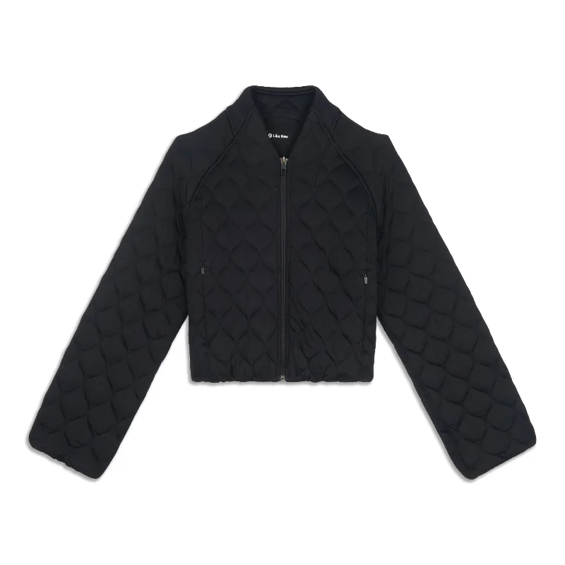 Stylish Jacket-Quilted Bomber Jacket - Resale