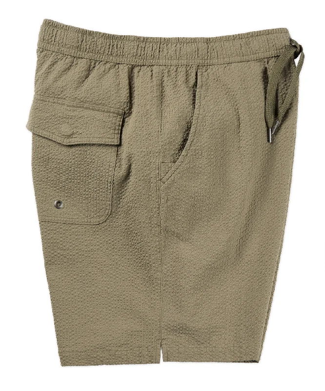 Comfortable Shorts-Canaba Seersucker Shorts