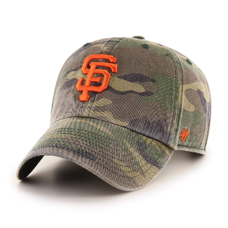 Cowboy Hat-'47 BRAND SAN FRANCISCO GIANTS CAMO '47 CLEAN UP ADJUSTABLE HAT