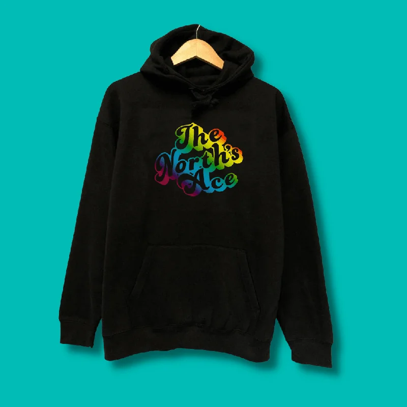 Workout Hoodie-The North's Ace Hoodie - Metallic Rainbow