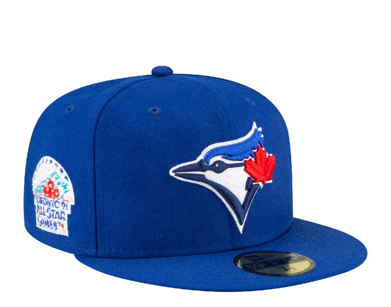 Active Lifestyle Hat-New Era Toronto Blue Jays 1991 ALL Star Side Patch 59Fifty Fitted Hat