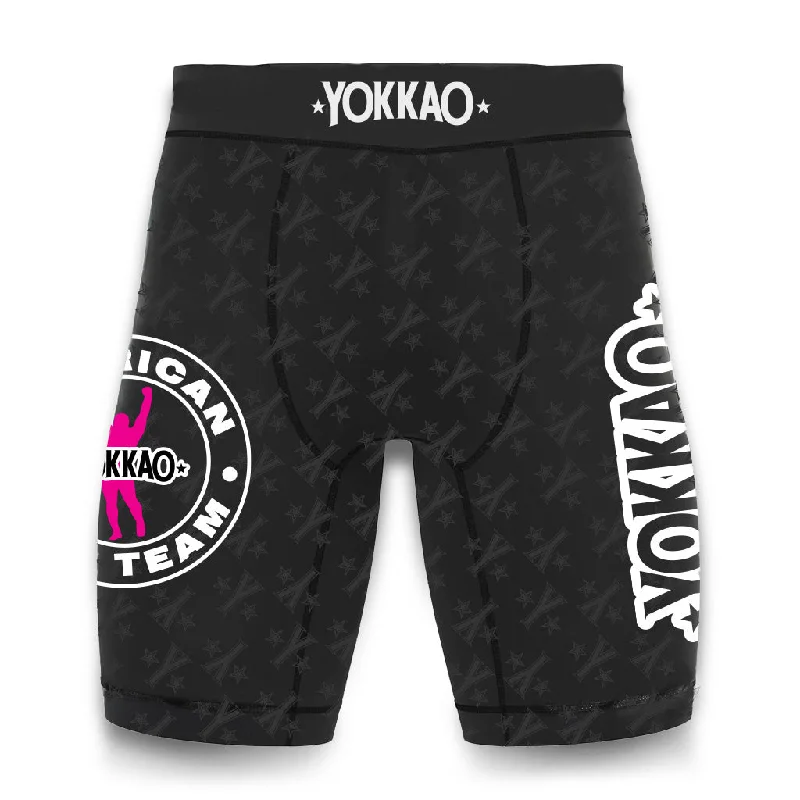 Sweat Shorts-YOKKAO | ATT  Monogram Compression MMA Shorts