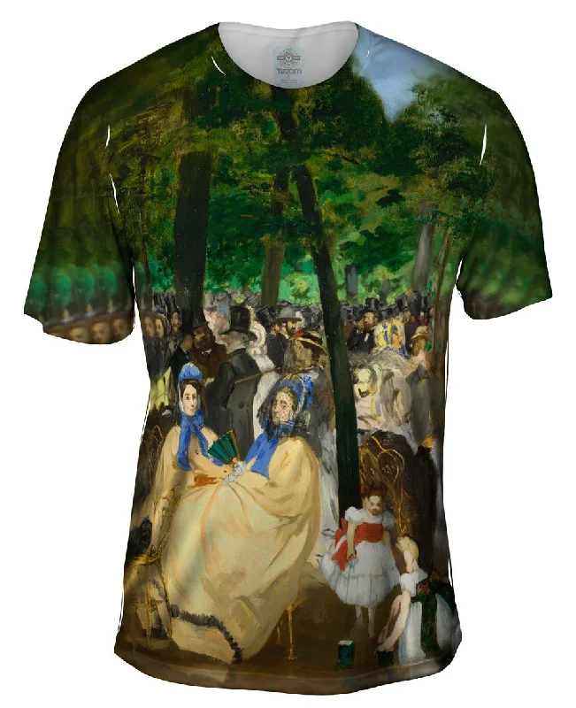 Street Style T-Shirt-Edouard Manet -"Musica en las Tullerias" (1862)