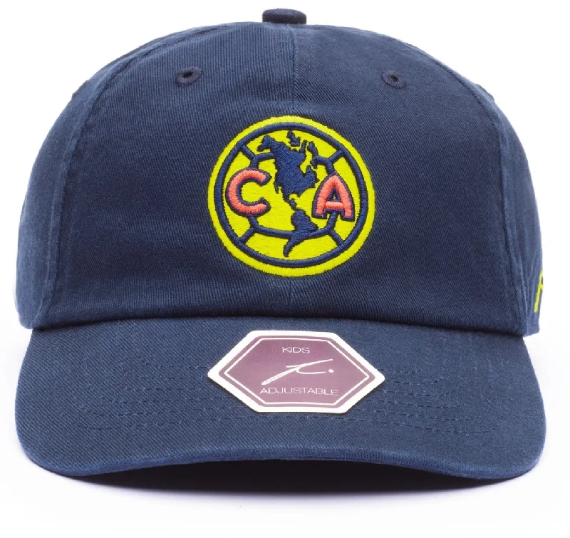 Fishing Hat-FI COLLECTION CLUB AMERICA YOUTH NAVY ADJUSTABLE CAP