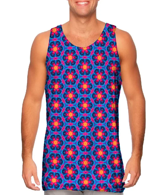 Workout Vest-Smell The Flowers Pattern