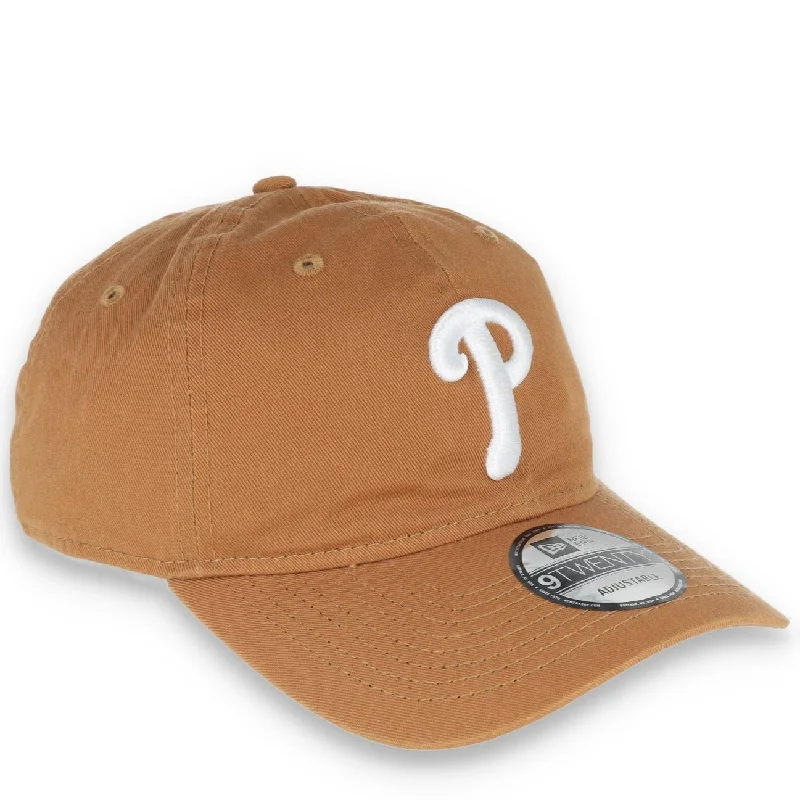 Bucket Hat-New Era New Philadelphia Phillies Core Classic 2.0 9TWENTY Adjustable Hat-Khaki