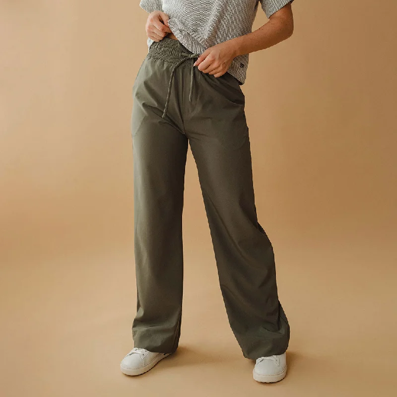 Formal Pants-Audrey Trouser, Olive