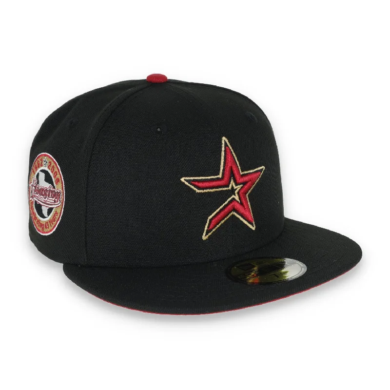 Beach Hat-New Era Houston Astros 45th Anniversary Patch 59FIFTY-BLACK