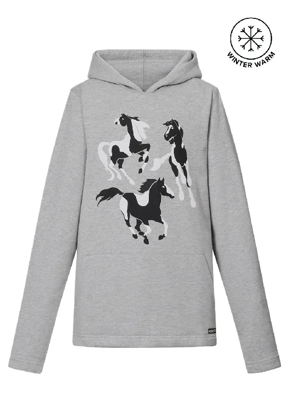 Inspirational Hoodie-Kids Mod Mare Pullover Hoodie