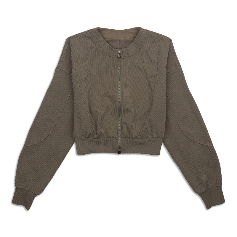 Heritage Jacket-Ribbed Softstreme Cropped Jacket - Resale