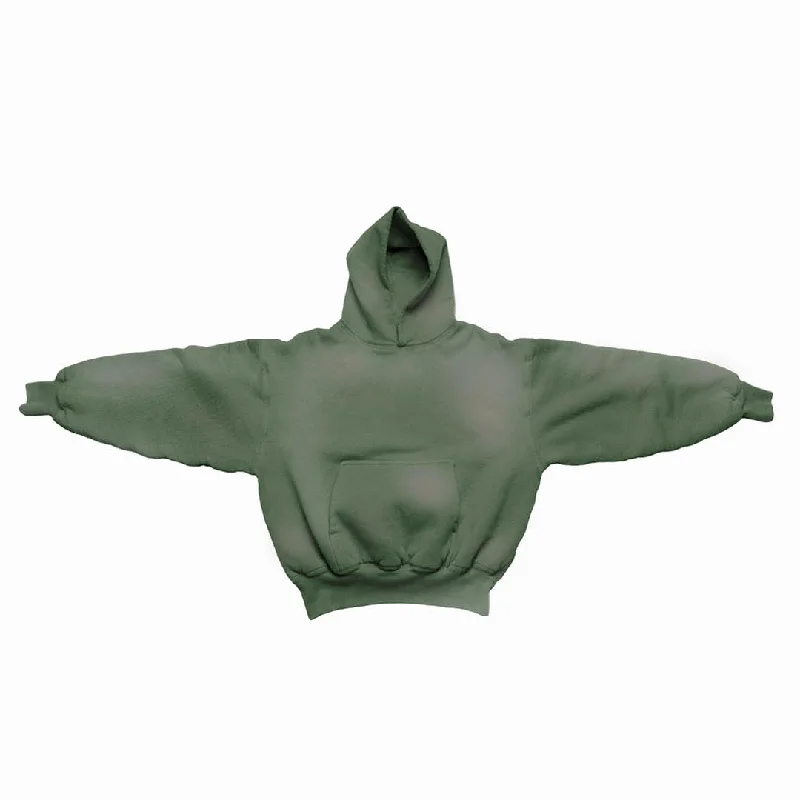 Fall Hoodie-1800 GSM 'Washed Midnight Green' Hoodie with CRDLCK™