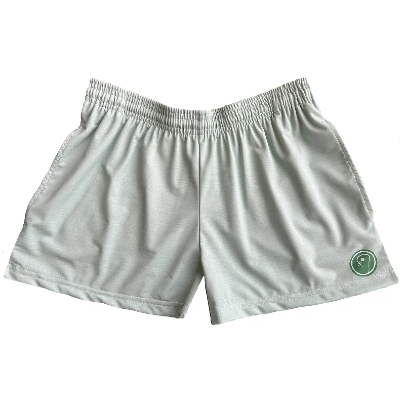 Lounge Shorts-Womens Lacrosse Shorts - Heather Green