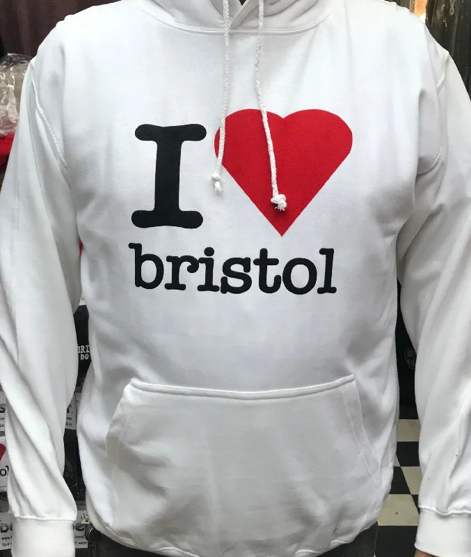 Comfortable Hoodie-i love bristol hoodie