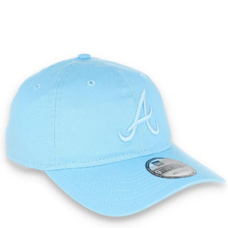 Performance Hat-New Era Atlanta Braves Color Pack 9TWENTY Adjustable Hat- Baby Blue