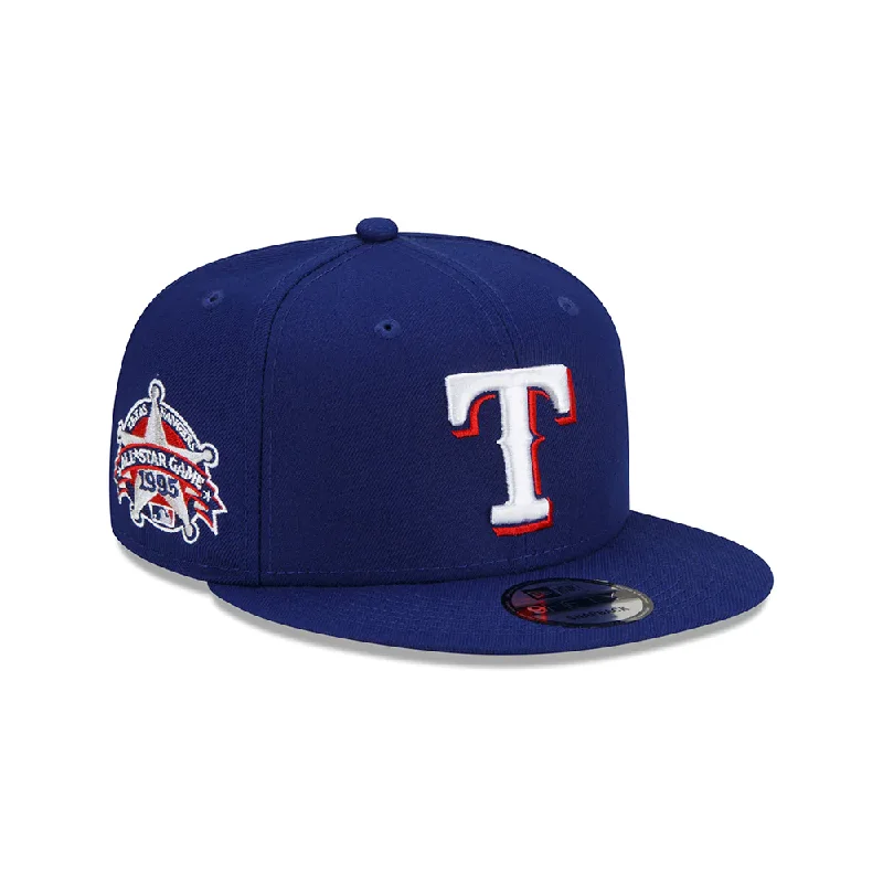 Lightweight Outdoor Hat-New Era Texas Rangers  1995 All Star Game Side Patch 9FIFTY Snapback