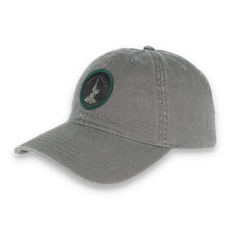 Wool Hat-The Coliseum Napa Valley Patch Adjustable Relaxed Dad Hat-Sage