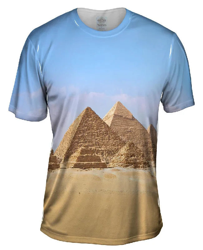 Vintage Logo T-Shirt-Egypt Gizah Pyramids