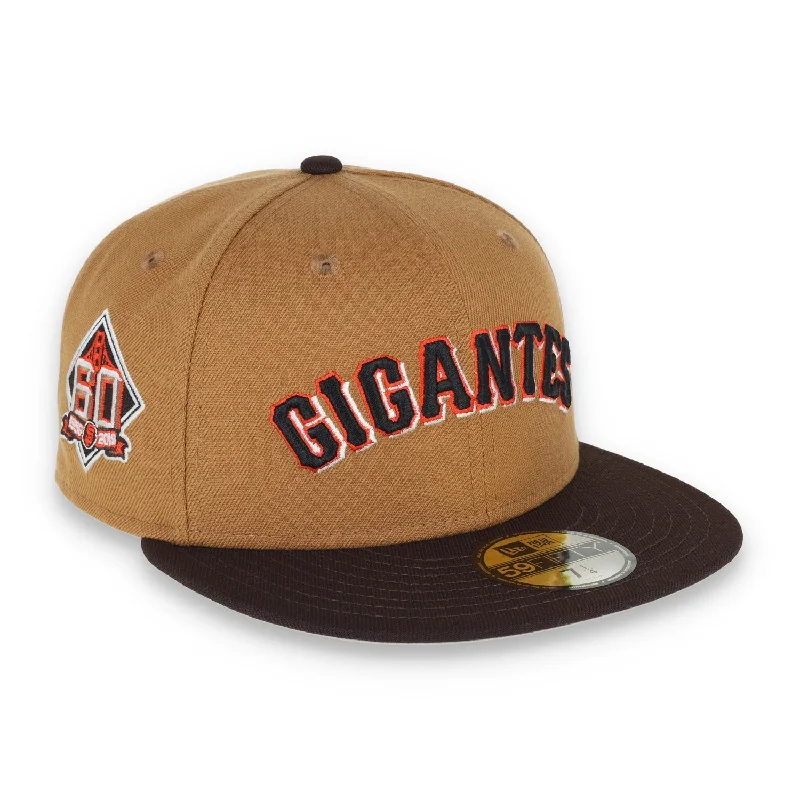 Custom Hat-New Era San Francisco Giants "Gigantes" 60th Anniversary Side Patch 59IFTY Fitted hat- Bronze