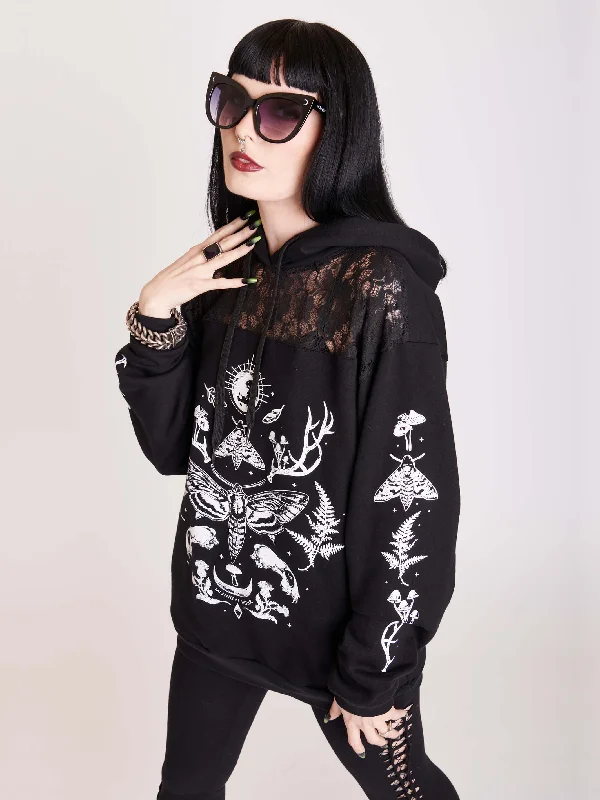 Iconic Hoodie-Forest Witch Lace Hoodie