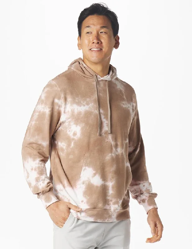 Cool Hoodie-Atlas Hoodie: Sand Stone Blur Dye