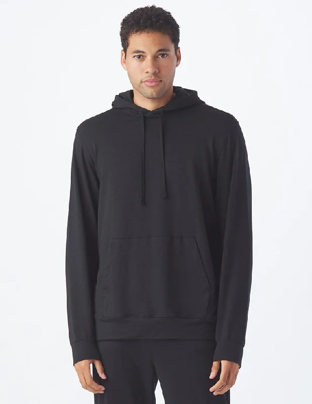 Cozy Hoodie-Atlas Hoodie: Black