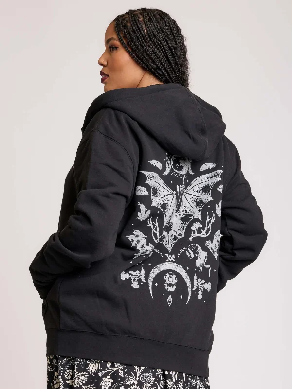 Unisex Hoodie-Bats in the Belfry Zip Up Hoodie